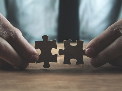 Business puzzle image