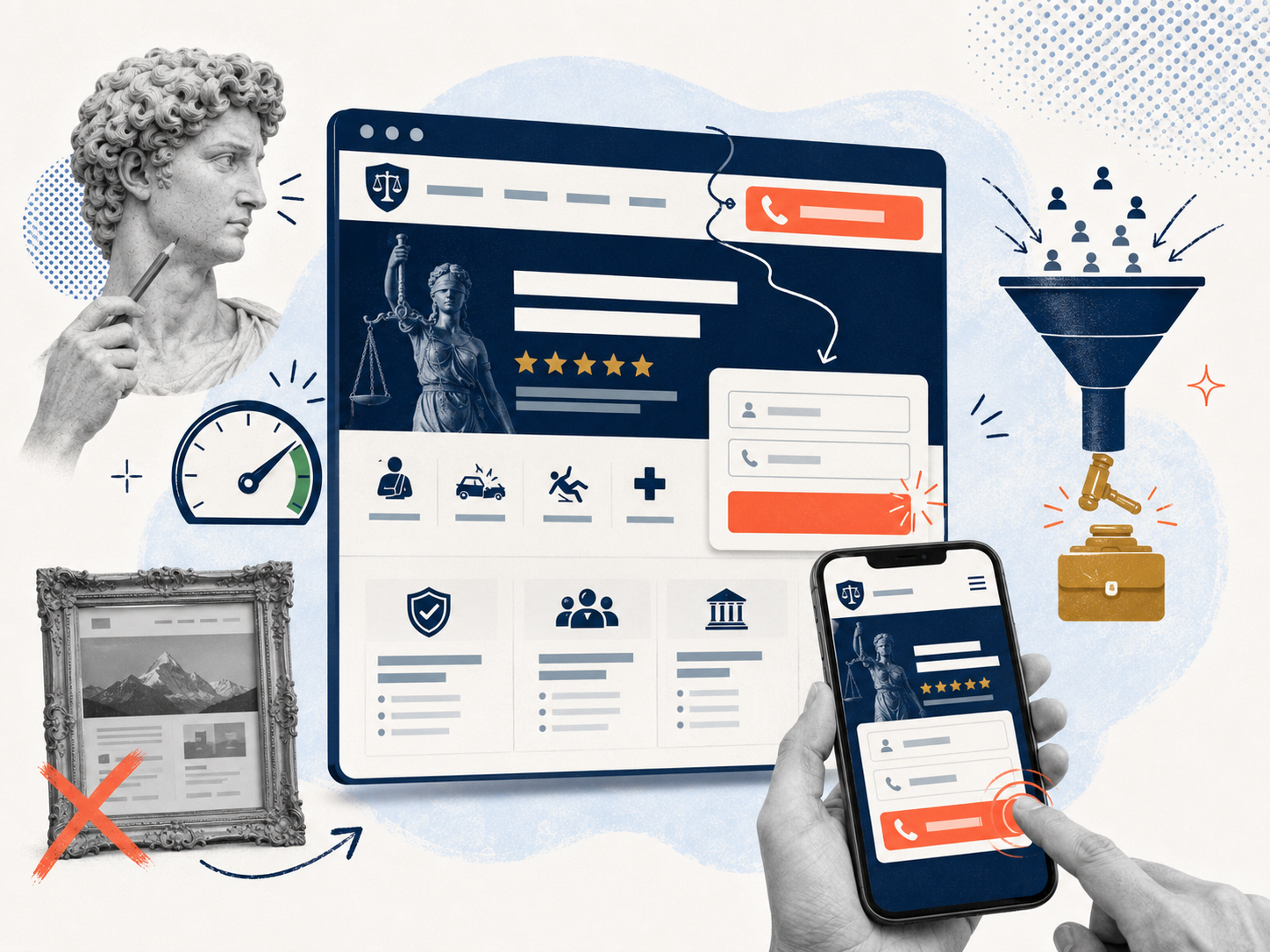 personal injury law firm website design